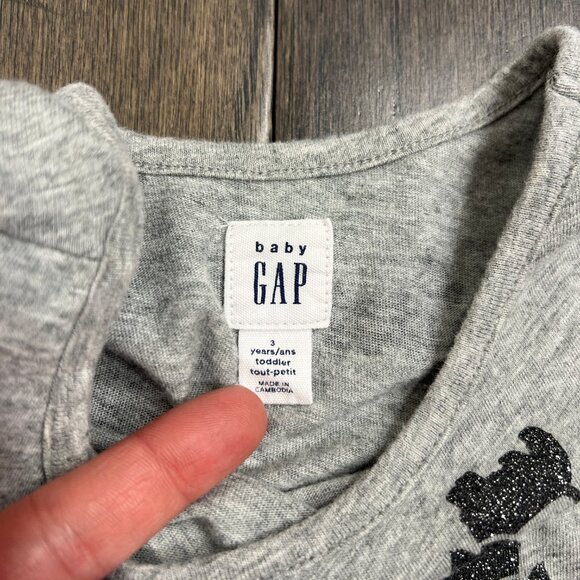 Baby Gap Holiday Dress Glitter Scottie Dog & Plaid - Picture 3 of 3